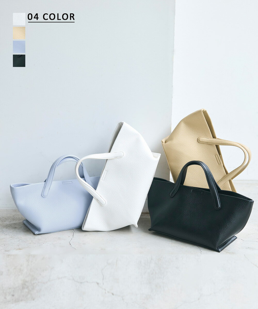 シンプルハンドバッグ｜バッグ ハンドバッグ トレンド おしゃれ シンプルバッグ シンプル 大きめ スクエア ポケット ポケット付き 【宅配便】 soku