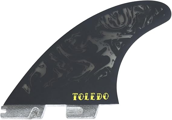FCS2 FILIPE TOLEDO PG PRO TRI FIN SET Black/Acid FCS 2 FT PG PRO TRI FIN SET ...