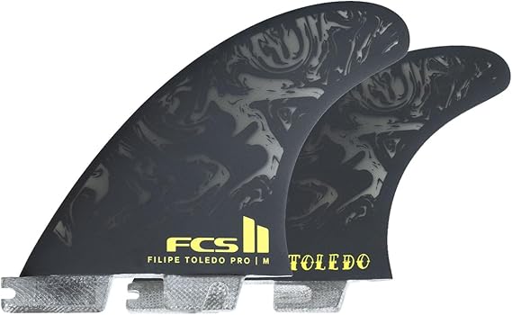 FCS2 FILIPE TOLEDO PG PRO TRI FIN SET Black/Acid FCS 2 FT PG PRO TRI FIN SET Black/Acid �ե���ڥȥ�� �ȥ饤�ե��� ����̵��