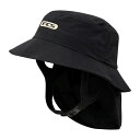 FCS ESSENTIAL SURF BUCKET HAT BLACK SURF HAT エフシーエス サーフハット サーフィン ハット 送料無料!
