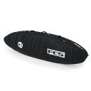 FCS TRAVEL 2 ALL PURPOSE 6 039 0 Black/Grey SURFBOARD COVER 2本用 FCS ショートボード ボードケース オール パーパス 6 039 0 ハードケース 送料無料！