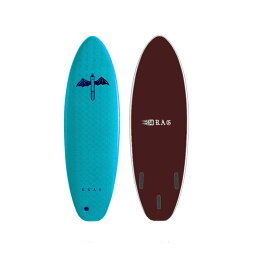 DRAG SOFTBOARD DG THE DART 6'6 THRUSTER TURQ/STOUT ドラッグソフトボード スラスタ サーフィン サーフボード