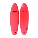 DRAG SOFTBOARD DG DART 6'6 ROUND TAIL スラスタ RED ドラッグソフトボード サーフィン サーフボード