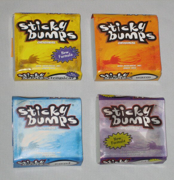 【サーフィン ワックス】 STICKY BUMPS WAX スティッキーバンプス ワックス 10個セット