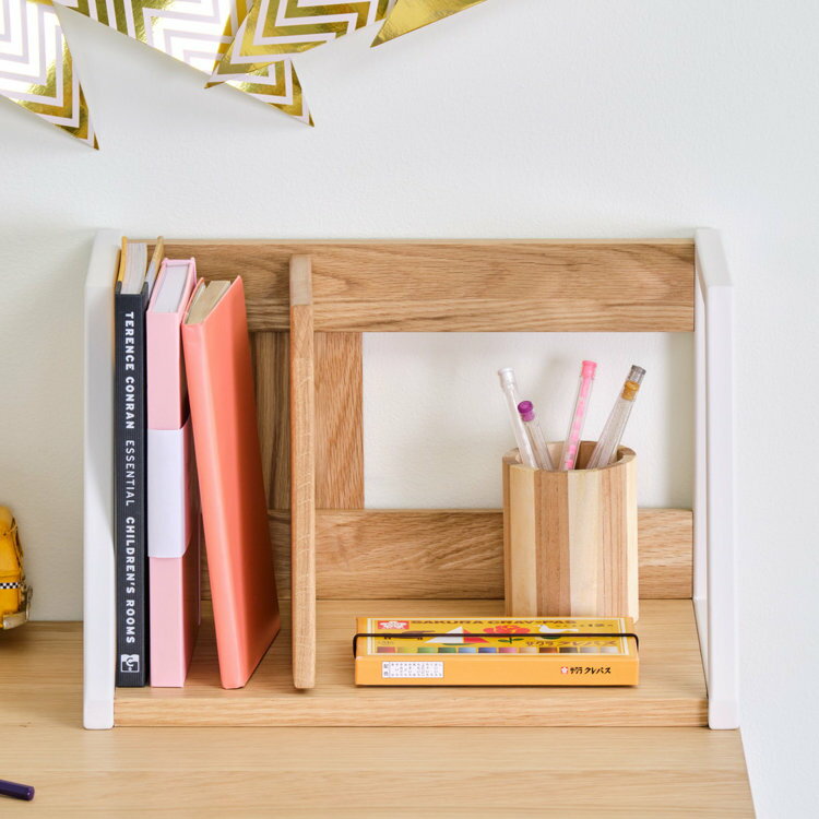 ブックスタンド ブックラック 本棚 ラック 机上 卓上 卓上ラック デスク周り 収納 収納棚 完成品 木製 天然木 スチール 収納 シンプル コンパクト おしゃれ 北欧 教科書 書類 事務所 整理 大人 ISSEIKI FERRO