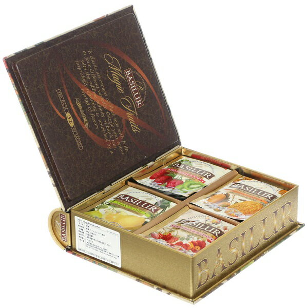 紅茶ギフトで人気のブック型缶パッケージがおしゃれでかわいい ティーバッグのフレーバーティー 誕生日 女性に人気 紅茶ギフト ティーバッグ4種 8袋 紅茶 ギフト プレゼント アイスティー 年末のプロモーション おしゃれ おうち時間 おうちカフェ ご挨拶 缶 かわいい 母の