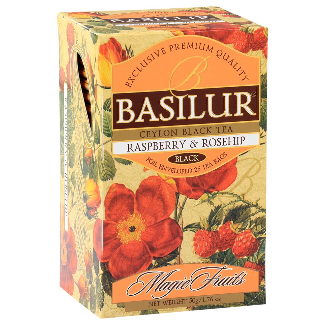 Other - ラズベリー＆ローズヒップ（ティーバッグ25個）バシラーティー　basilurtea 【紅茶/水出し/アイスティー/プチギフト/フレーバーティー/セイロン】