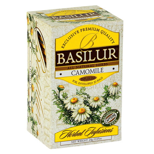 【ノンカフェイン】カモミールティー(ティーバッグ25袋入)】バシラーティー basilurtea 花 紅茶 プレゼント ギフト ティーパック