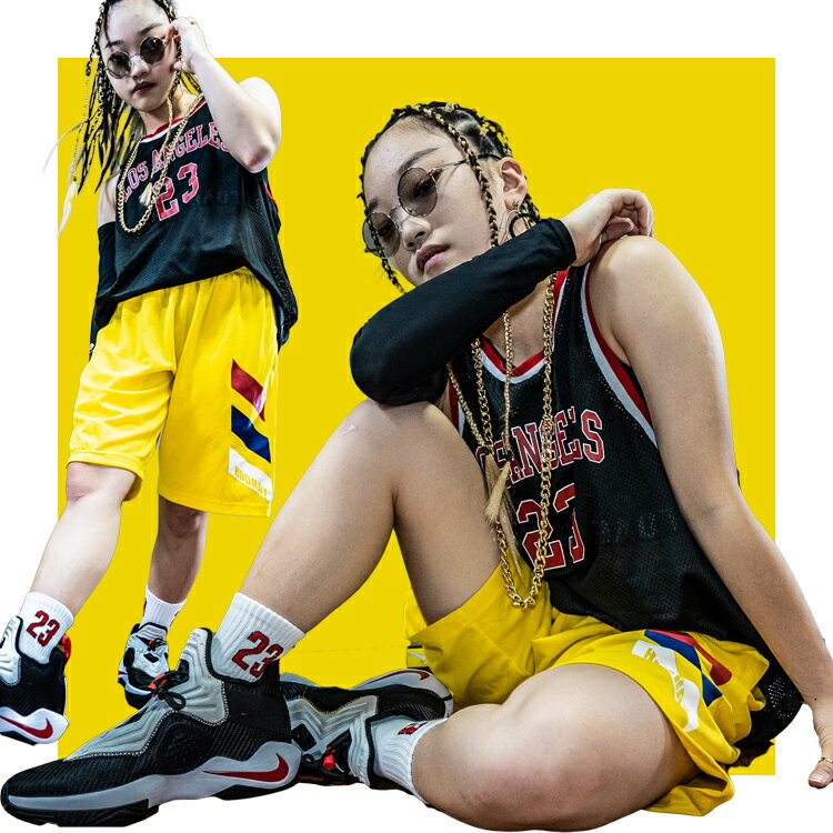 ダンス 衣装 ヒップホップ キッズ バスケットパンツ バスパン ダンス衣装に フーレイのバスパン!!
