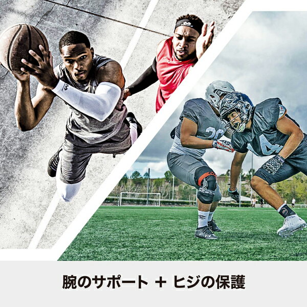 腕 ヒジ用サポーター HEX パワーアームスリーブ 1本入り McDavid マクダビッド M6500 NBA選手使用 バスケットボール サッカー 野球 バレーボール テニス 2