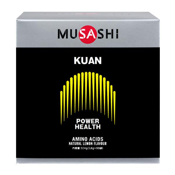 シェイカープレゼント KUAN クアン スティック 90本入り MUSASHI ムサシ アミノ酸 瞬発力 パワーアップ サプリメント コンディショニング