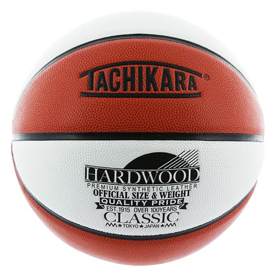 バスケットボール 6号 TACHIKARA タチカラ 合皮 マイクロファイバー バイカラー サイズ6 HARDWOOD CLASSIC size6 SB6-102 女子 女子バ..