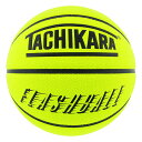 バスケットボール 7号 TACHIKARA タチカラ 合皮 FLASHBALL フラッシュボール ネオン SB7-219