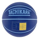 [残りわずか 次回入荷未定] バスケットボール 7号 TACHIKARA タチカラ 合皮 WORLD COURT ワールドコート ミッドナイトブルーイエロー Midnight Blue / Yellow SB7-282