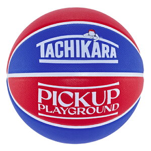 バスケットボール 7号 タチカラ ピックアップ プレイグラウンド PICK UP PLAYGROUND x TACHIKARA BALL 練習球 7号球 TACHIKARA SB7-581 Red / Blue