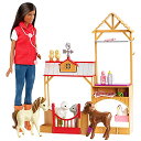 Barbieバービー スイートオーチャードファームドール&獣医プレイセット