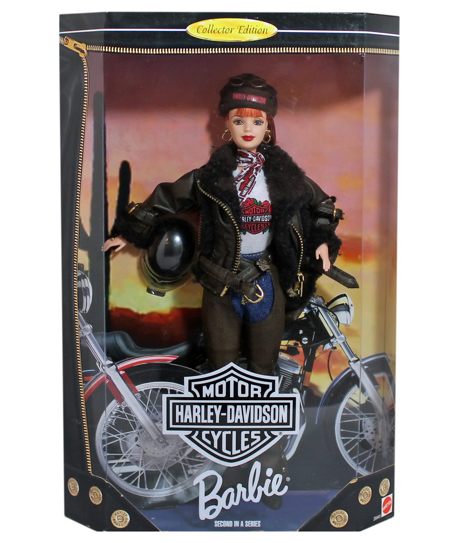 Barbieバービー Harley Davidson ドール ナンバー4 ブロンド