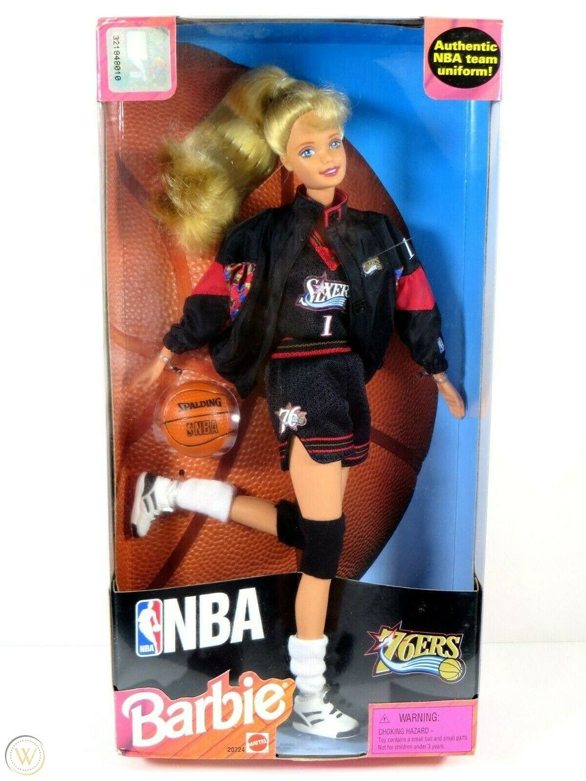 バービー NBA フィラデルフィア 76ers ドール 着せ替え人形 バスケットボール フィギュア 1998年