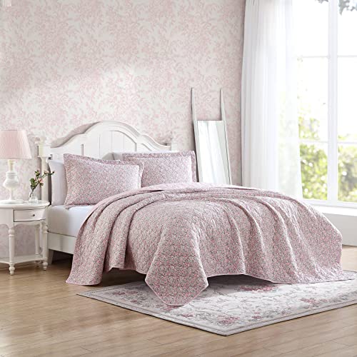 ローラ アシュレイ　Laura Ashley　キルト クイーンサイズ ベッドカバー セットリ...