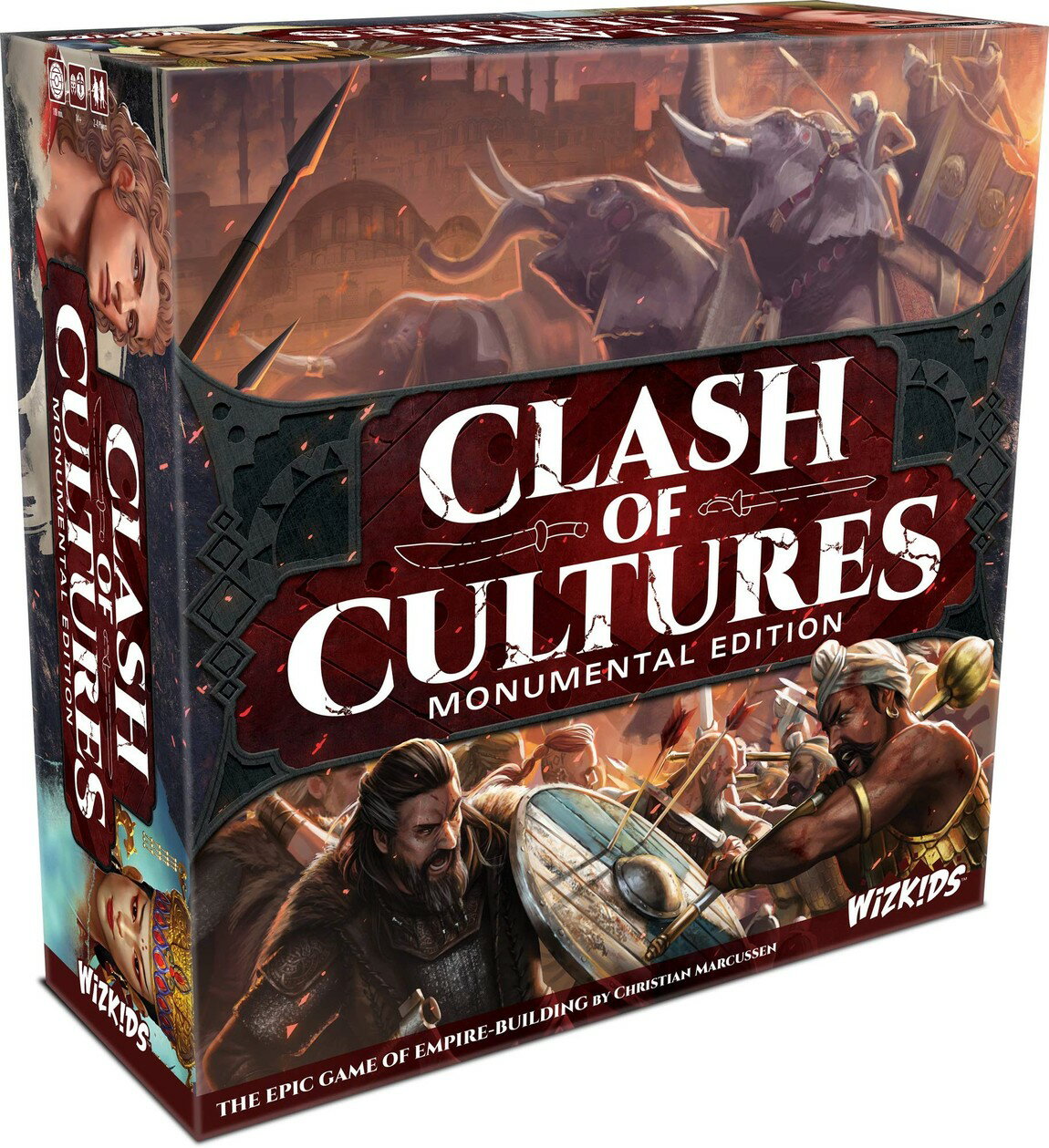Clash of Cultures: Monumental Edition 英語版 ボードゲーム 文明発展 4X 戦略ゲーム 2-4人用