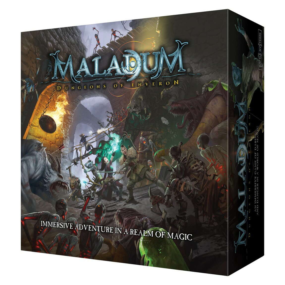 Maladum Dungeons of Enveron Starter Set 英語版 ボードゲーム ファンタジー ダンジョン探索 ミニチュア 1人-複数人用