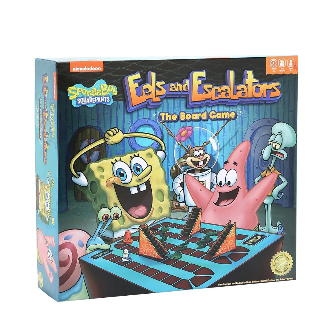 SpongeBob SquarePants Eels and Escalators 英語版 ボードゲーム ファミリーゲーム 2-4人用