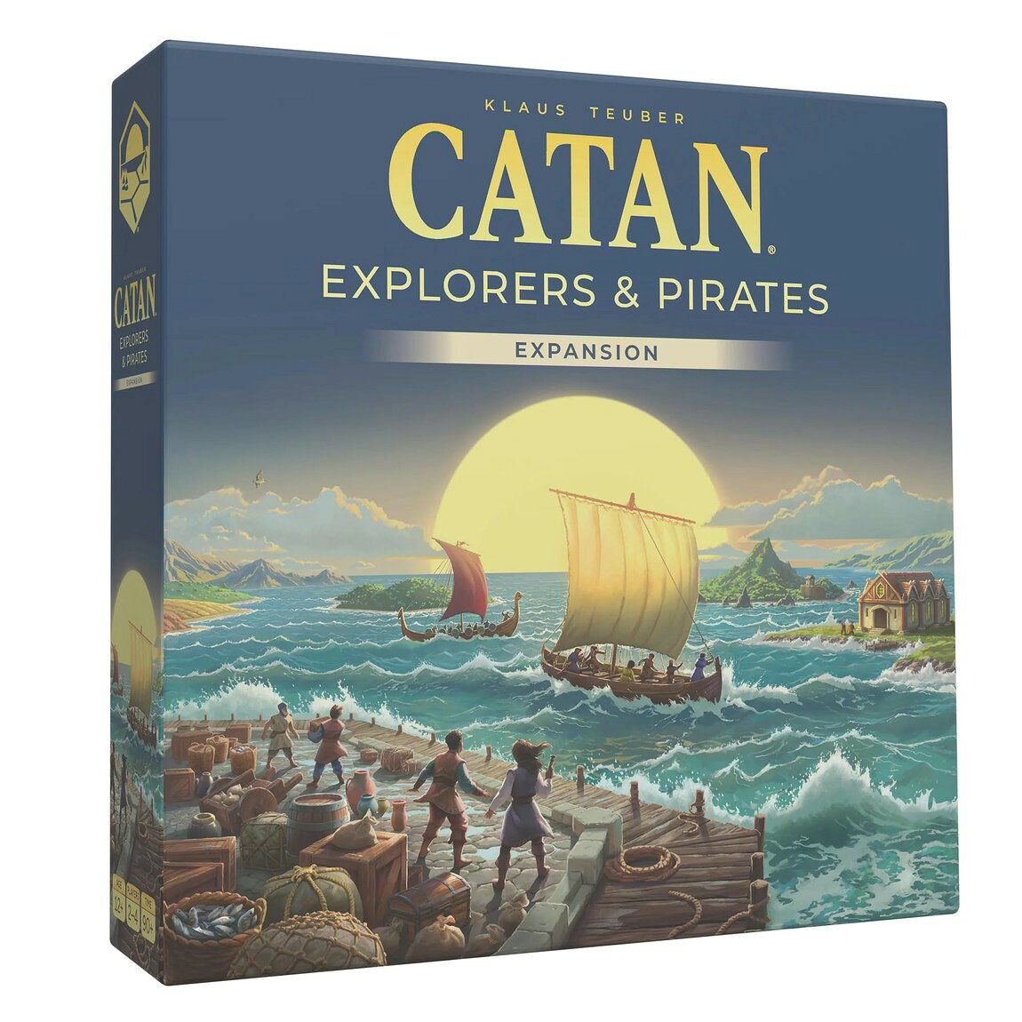 PRODUCT DETAILS CATAN Explorers & Pirates 英語版 ボードゲーム 拡張セット 12歳以上 3-4人用 戦略【商品仕様】・ アイテム種別：ボードゲーム拡張セット・ プレイ人数：3〜4人・ 対象年齢：12歳以上・ プレイ時間：約90分・ ブランド：Catan Studio・ エディション：第6版【特徴】・ 未開の島々を探索し、入植地を建設しながらカタン島へ資源を持ち帰る新しいシナリオが追加されます。・ カタン評議会からのミッションを遂行し、報酬を獲得することでゲームを有利に進めるアドベンチャー要素が含まれています。・ 探索、資源収集、海賊との遭遇など、ベースゲームにはない新しいゲームメカニクスが導入されます。・ 本製品はCATAN（カタン）第6版の拡張セットであり、プレイには別途ベースゲームが必要です。【ご注意】・ 海外版（輸入品）のため、付属の説明書がある場合は英語表記となります。・ カードやコンポーネント等に英語の記述がある言語依存の商品です。・ 本製品は拡張セットのため、単体で遊ぶことはできません。 ■ 商品について 海外輸入品（説明書は英語表記の場合あり） ■ ご注意 ・掲載画像は実物に近い色味になるよう調整しておりますが、ご利用の環境により差異が生じる場合があります。・複数店舗で在庫を共有しているため、ご注文後に在庫切れとなる場合がございます。 ■ 納期について お届けの目安を必ずご確認ください。 海外正規ルート仕入れ品 海外ブランド ▼ 海外正規ブランド店 正規代理店 ▼ 当 店 ※本商品は並行輸入品です 製造元は正規品と同一のブランド・メーカーです。当店では海外正規ルートより仕入れた商品を取り扱っております。流通ルートが異なるのみで、商品自体に違いはございません。 ── 当店の商品について ── 正規品のみ取り扱い 海外正規店・正規代理店から商品を直接仕入れ、国内に輸入して販売しております。 日本未入荷・海外限定モデルも多数 日本未入荷・海外限定モデルも多数取り扱っております。サイズ・カラー違いや海外限定で販売された製品など、日本では手に入りにくいアイテムをお届けいたします。 お求めやすい価格の理由 海外市場での価格差や流通ルートの違いにより、国内販売価格よりお求めやすくなっております。品質はそのままに、よりお手頃な価格でお届けいたします。 安心保証 ご使用前に万が一、製品に不具合がございました場合は、交換または商品代金のご返金にて対応させていただきます。商品到着後5日以内にご連絡ください。 ご注意 海外からの輸入品となります。海外輸送のため、外箱に軽微なスレ等がある場合がございますが、商品本体には影響ございません。 ※在庫状況は仕入先の在庫情報をもとに出来る限り正確に表示しておりますが、取寄せ商品のため、タイミングによりご注文後に欠品・キャンセルとなる場合がございます。 お探しの商品がございましたら、お気軽にご相談ください。