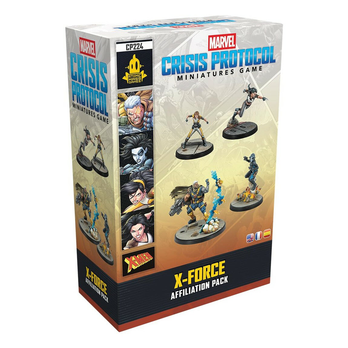 Marvel Crisis Protocol X-Force Affiliation Pack 英語版 ボードゲーム 拡張セット 2人用 14歳以上