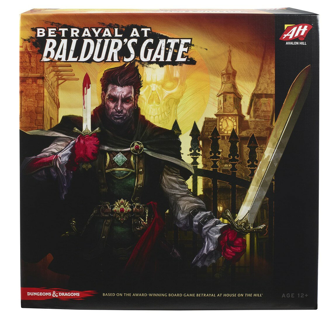 PRODUCT DETAILS Avalon Hill Betrayal at Baldur's Gate 英語版 ボードゲーム D&D 3-6人用 対象年齢12歳以上【商品仕様】・ アイテム種別：ボードゲーム・ プレイ人数：3〜6人・ 対象年齢：12歳以上・ プレイ時間：約60分・ テーマ：ダンジョンズ＆ドラゴンズ / ホラー・ファンタジー・ 付属内容：塗装済みプラスチック製フィギュア6体、2面キャラクターカード、モジュラーボードタイル、シナリオ冊子（50シナリオ収録）ほか【特徴】・ 「Betrayal at House on the Hill（丘の上の裏切者の館）」のシステムをベースに、ダンジョンズ＆ドラゴンズ（D&D）の世界観で展開される探索型のボードゲームです。・ プレイヤーはバルダーズ・ゲートの街路や地下墓地を探索しながら、タイルを配置してモジュラー形式のマップを構築していきます。・ ゲーム途中で特定の条件が満たされると、仲間の一人が裏切り者となり、生存者と裏切り者に分かれて対戦する形式へと変化します。・ 50種類の異なるシナリオが収録されており、プレイのたびに異なる冒険と結末を楽しむことが可能です。・ 12人の異なるキャラクターから選択でき、それぞれが固有の特殊能力を持っています。【ご注意】・ 海外版（輸入品）のため、付属の説明書がある場合は英語表記となります。・ カードやタイル、シナリオ冊子等のコンポーネントにはゲームプレイに必要な英語テキストが含まれます。 ■ 商品について 海外輸入品（説明書は英語表記の場合あり） ■ ご注意 ・掲載画像は実物に近い色味になるよう調整しておりますが、ご利用の環境により差異が生じる場合があります。・複数店舗で在庫を共有しているため、ご注文後に在庫切れとなる場合がございます。 ■ 納期について お届けの目安を必ずご確認ください。 海外正規ルート仕入れ品 海外ブランド ▼ 海外正規ブランド店 正規代理店 ▼ 当 店 ※本商品は並行輸入品です 製造元は正規品と同一のブランド・メーカーです。当店では海外正規ルートより仕入れた商品を取り扱っております。流通ルートが異なるのみで、商品自体に違いはございません。 ── 当店の商品について ── 正規品のみ取り扱い 海外正規店・正規代理店から商品を直接仕入れ、国内に輸入して販売しております。 日本未入荷・海外限定モデルも多数 日本未入荷・海外限定モデルも多数取り扱っております。サイズ・カラー違いや海外限定で販売された製品など、日本では手に入りにくいアイテムをお届けいたします。 お求めやすい価格の理由 海外市場での価格差や流通ルートの違いにより、国内販売価格よりお求めやすくなっております。品質はそのままに、よりお手頃な価格でお届けいたします。 安心保証 ご使用前に万が一、製品に不具合がございました場合は、交換または商品代金のご返金にて対応させていただきます。商品到着後5日以内にご連絡ください。 ご注意 海外からの輸入品となります。海外輸送のため、外箱に軽微なスレ等がある場合がございますが、商品本体には影響ございません。 ※在庫状況は仕入先の在庫情報をもとに出来る限り正確に表示しておりますが、取寄せ商品のため、タイミングによりご注文後に欠品・キャンセルとなる場合がございます。 お探しの商品がございましたら、お気軽にご相談ください。