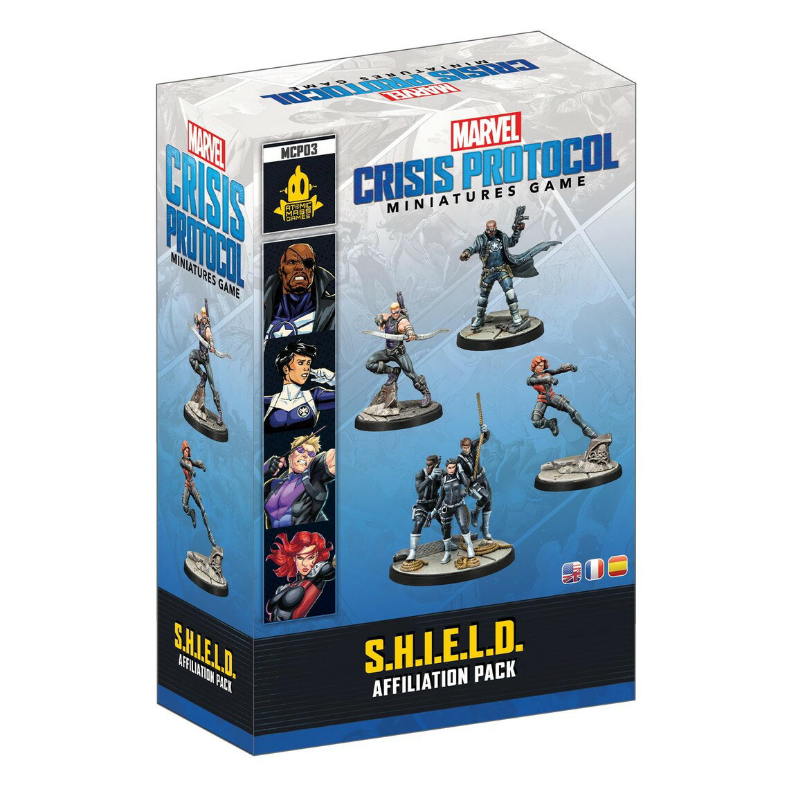 Marvel: Crisis Protocol S.H.I.E.L.D Affiliation Pack 英語版 ボードゲーム 拡張セット 2人用 対象年齢14歳以上