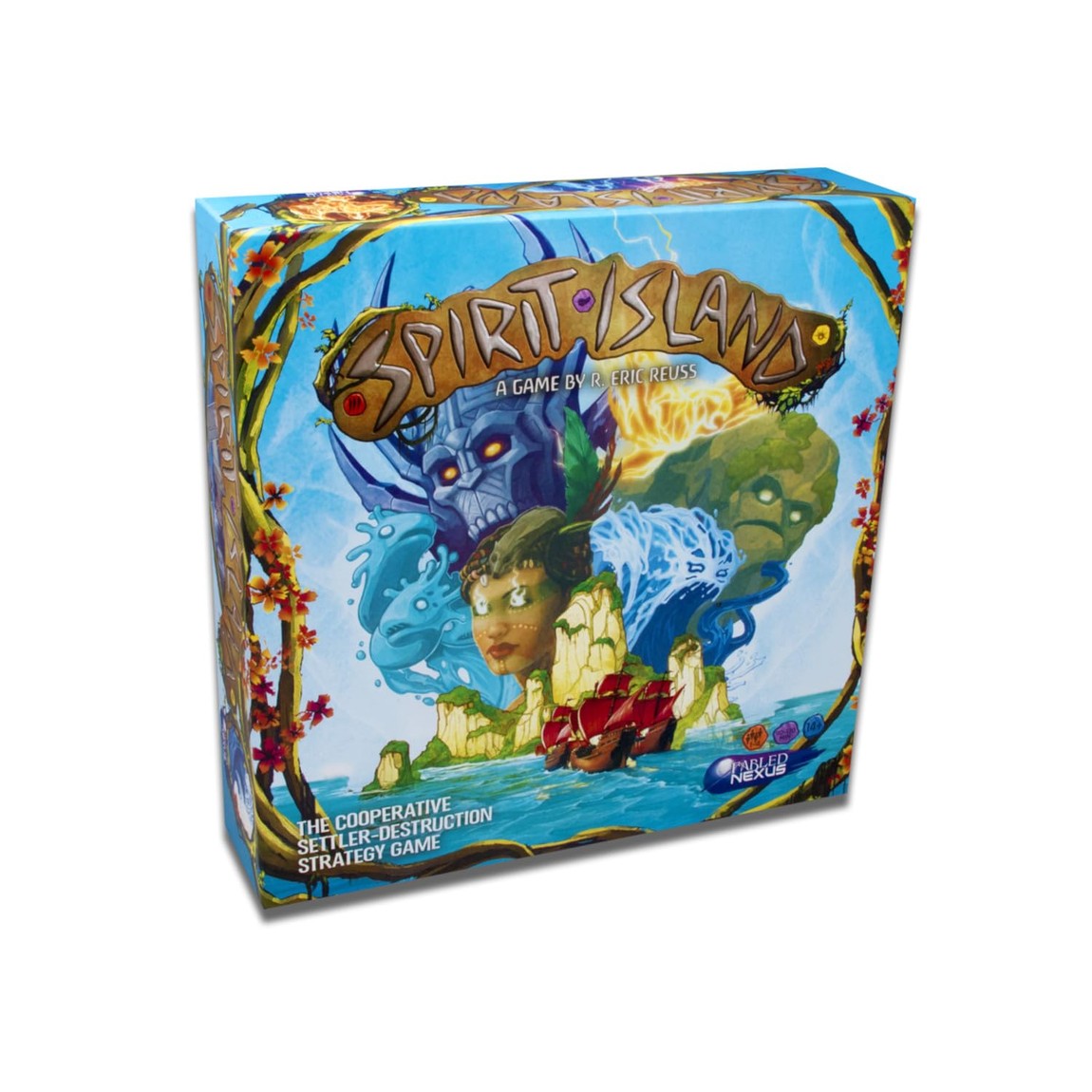 PRODUCT DETAILS Spirit Island 英語版 ボードゲーム 協力型 戦略 1-4人用 対象年齢14歳以上【商品仕様】・ アイテム種別：ボードゲーム・ プレイ人数：1〜4人・ 対象年齢：14歳以上・ プレイ時間：約90分以上・ メーカー：Greater Than Games【特徴】・ 島に古来より住まう精霊となり、土地を荒らす侵略者（入植者）から島を守り抜く協力型の戦略ゲームです。・ 各プレイヤーが操る精霊はそれぞれ固有の能力を持ち、迅速な行動が得意なものや防御に長けたものなど、多様な個性を活かして協力します。・ 入植者の行動パターンを読み、精霊の力を成長させながら島全体の自然のバランスを保つことが求められる高度なゲーム性です。・ 基本的な入植者のほか、特定の国家を模した「敵対者」ルールを加えることで、さらに高い難易度やリプレイ性を楽しむことができます。・ 一人から遊べるソロプレイ専用のルールも完備されており、じっくりと戦略を練る楽しみを味わえます。【ご注意】・ 海外版（輸入品）のため、付属の説明書がある場合は英語表記となります。・ ゲーム内のカードや各種コンポーネントには英語のテキストが含まれます。 ■ 商品について 海外輸入品（説明書は英語表記の場合あり） ■ ご注意 ・掲載画像は実物に近い色味になるよう調整しておりますが、ご利用の環境により差異が生じる場合があります。・複数店舗で在庫を共有しているため、ご注文後に在庫切れとなる場合がございます。 ■ 納期について お届けの目安を必ずご確認ください。 海外正規ルート仕入れ品 海外ブランド ▼ 海外正規ブランド店 正規代理店 ▼ 当 店 ※本商品は並行輸入品です 製造元は正規品と同一のブランド・メーカーです。当店では海外正規ルートより仕入れた商品を取り扱っております。流通ルートが異なるのみで、商品自体に違いはございません。 ── 当店の商品について ── 正規品のみ取り扱い 海外正規店・正規代理店から商品を直接仕入れ、国内に輸入して販売しております。 日本未入荷・海外限定モデルも多数 日本未入荷・海外限定モデルも多数取り扱っております。サイズ・カラー違いや海外限定で販売された製品など、日本では手に入りにくいアイテムをお届けいたします。 お求めやすい価格の理由 海外市場での価格差や流通ルートの違いにより、国内販売価格よりお求めやすくなっております。品質はそのままに、よりお手頃な価格でお届けいたします。 安心保証 ご使用前に万が一、製品に不具合がございました場合は、交換または商品代金のご返金にて対応させていただきます。商品到着後5日以内にご連絡ください。 ご注意 海外からの輸入品となります。海外輸送のため、外箱に軽微なスレ等がある場合がございますが、商品本体には影響ございません。 ※在庫状況は仕入先の在庫情報をもとに出来る限り正確に表示しておりますが、取寄せ商品のため、タイミングによりご注文後に欠品・キャンセルとなる場合がございます。 お探しの商品がございましたら、お気軽にご相談ください。