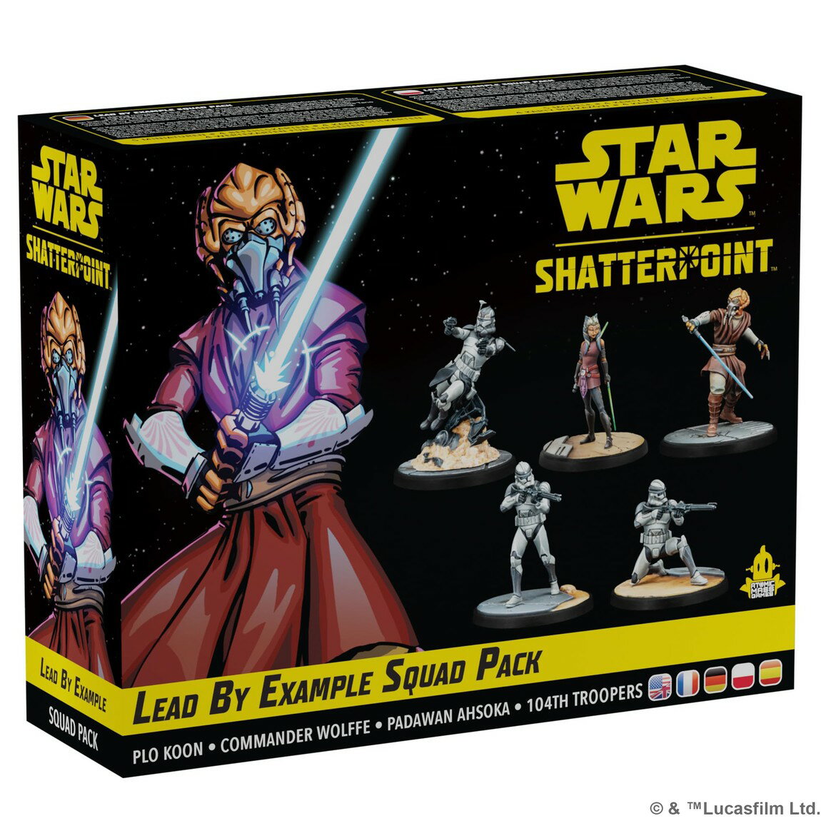 Star Wars Shatterpoint Lead by Example Squad Pack 英語版 ボードゲーム ミニチュア 2人用 14歳以上