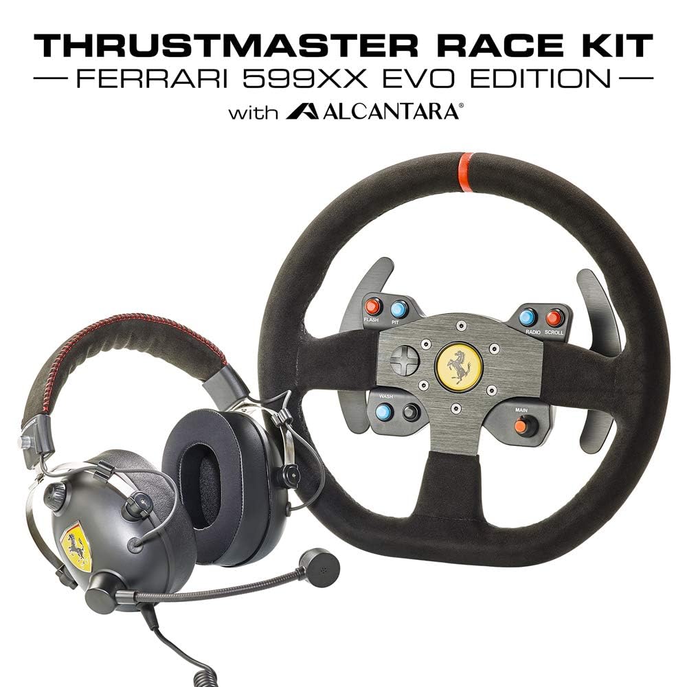 Thrustmaster FERRARI ALCANTARA RACE バンドル (PS4、XBOX Series X/S、One、PC) 並行輸入品