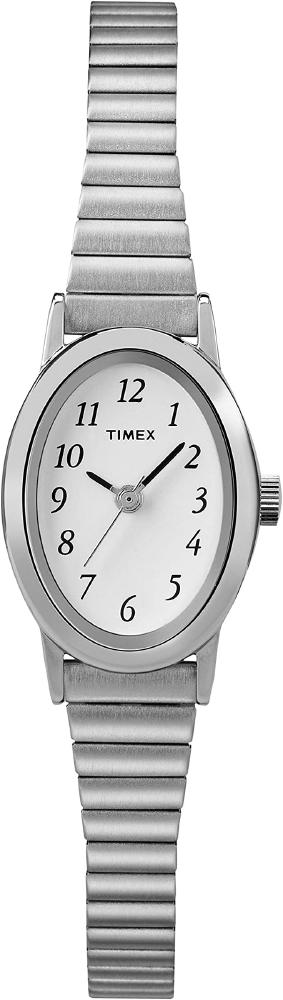 TIMEXタイメックス レディース T21902 Cavatina Silver-Tone Stainless Steel Expansion Band 腕時計