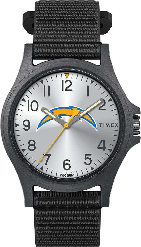 TIMEX^CbNX Y NFL Pride 40mm rv ? Los Angeles Chargers with Black FastWrap Strap