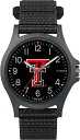 TIMEXタイメックス メンズ Collegiate Pride 40mm 腕時計 ? Texas Tech Red Raiders with Black FastWrap Strap