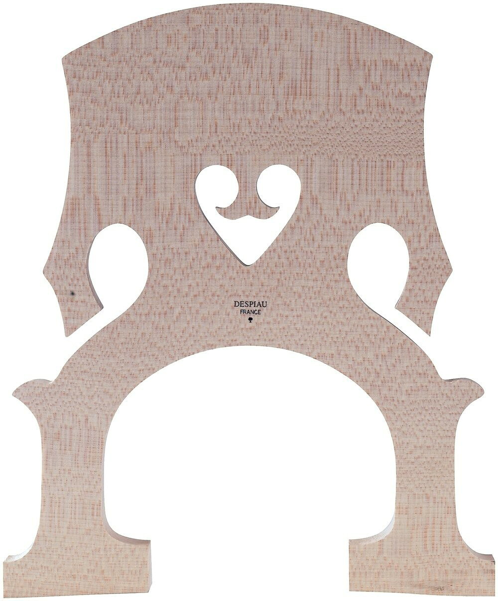 PRODUCT DETAILS Despiau 4/4 ベース用 ブリッジ 4弦 165mm幅 パッシブ ウッドカラー【商品仕様】・ ブランド：Despiau・ 品目：コントラバス/ウッドベース用ブリッジ・ 対応サイズ：4/4・ 対応弦数：4弦・ 足幅：165mm・ 仕様：ハードネス処理（Hardness treated）・ カラー：ウッドカラー【特徴】・ 4/4サイズのコントラバスに対応した木製ブリッジです。・ 足幅は約165mmとなっており、素材には耐久性と音響特性を向上させるためのハードネス処理が施されています。【ご注意】・ 取り付けには加工・配線作業が必要な場合があります。お手持ちの楽器との適合（弦数・サイズ・取付穴位置）をご確認のうえご注文ください。・ アクティブタイプは9V電池が必要です（電池は付属しない場合があります）。 ■ 商品について 海外輸入品（説明書は英語表記の場合あり） ■ ご注意 ・掲載画像は実物に近い色味になるよう調整しておりますが、ご利用の環境により差異が生じる場合があります。・複数店舗で在庫を共有しているため、ご注文後に在庫切れとなる場合がございます。 ■ 納期について お届けの目安を必ずご確認ください。 海外正規ルート仕入れ品 海外ブランド ▼ 海外正規ブランド店 正規代理店 ▼ 当 店 ※本商品は並行輸入品です 製造元は正規品と同一のブランド・メーカーです。当店では海外正規ルートより仕入れた商品を取り扱っております。流通ルートが異なるのみで、商品自体に違いはございません。 ── 当店の商品について ── 正規品のみ取り扱い 海外正規店・正規代理店から商品を直接仕入れ、国内に輸入して販売しております。 日本未入荷・海外限定モデルも多数 日本未入荷・海外限定モデルも多数取り扱っております。サイズ・カラー違いや海外限定で販売された製品など、日本では手に入りにくいアイテムをお届けいたします。 お求めやすい価格の理由 海外市場での価格差や流通ルートの違いにより、国内販売価格よりお求めやすくなっております。品質はそのままに、よりお手頃な価格でお届けいたします。 安心保証 ご使用前に万が一、製品に不具合がございました場合は、交換または商品代金のご返金にて対応させていただきます。商品到着後5日以内にご連絡ください。 ご注意 海外からの輸入品となります。海外輸送のため、外箱に軽微なスレ等がある場合がございますが、商品本体には影響ございません。 ※在庫状況は仕入先の在庫情報をもとに出来る限り正確に表示しておりますが、取寄せ商品のため、タイミングによりご注文後に欠品・キャンセルとなる場合がございます。 お探しの商品がございましたら、お気軽にご相談ください。