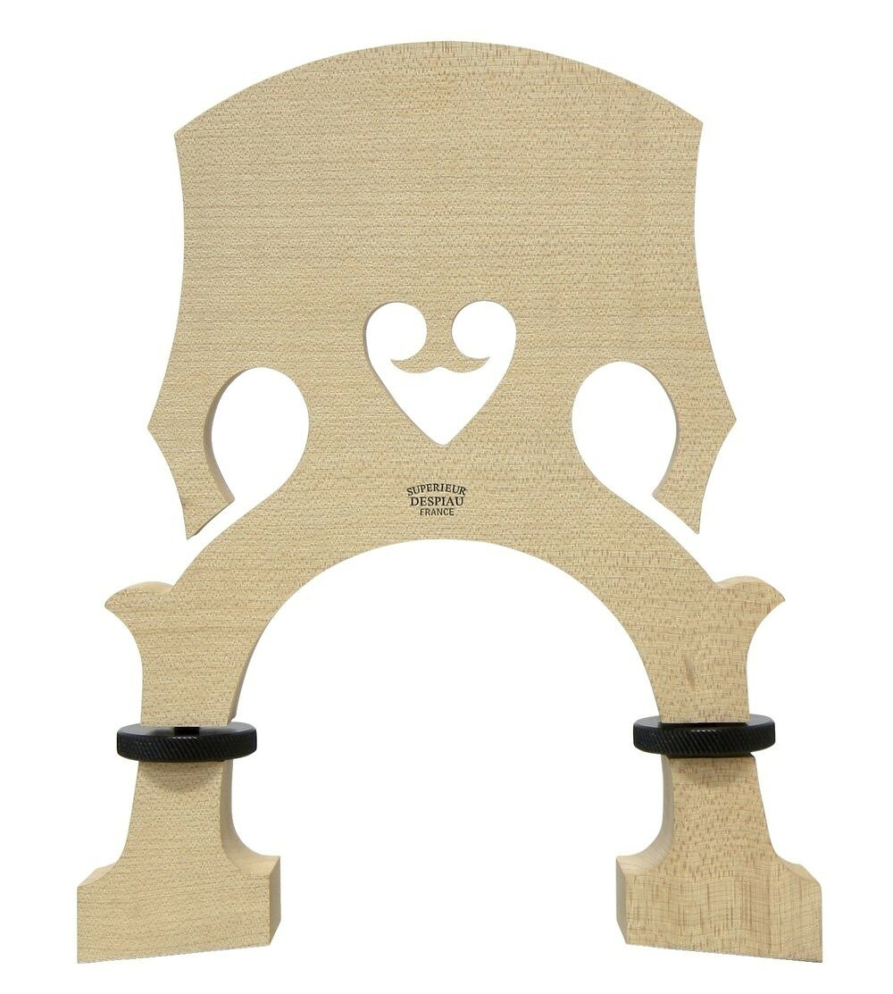 PRODUCT DETAILS Despiau 4/4 165mm コントラバス ウッドベース用 ブリッジ 高さ調整機能付 D品質【商品仕様】・ ブランド：Despiau・ 品目：コントラバス/ウッドベース用ブリッジ・ 対応サイズ：4/4・ 足幅：165mm・ 仕様：高さ調整可能（アジャスター付）・ 品質：D品質・ 特徴：ハード処理済み、ノーマルハート【特徴】・ 弦高を任意に調整できるアジャスター機能を備えた、4/4サイズのコントラバス用駒です。・ フランスのデスピオ社によるD品質の木材を使用し、耐久性を高めるハード処理が施されています。・ スタンダードなノーマルハート形状を採用し、足幅は165mmに設計されています。【ご注意】・ 取り付けには加工・配線作業が必要な場合があります。お手持ちの楽器との適合（弦数・サイズ・取付穴位置）をご確認のうえご注文ください。・ アクティブタイプは9V電池が必要です（電池は付属しない場合があります）。 ■ 商品について 海外輸入品（説明書は英語表記の場合あり） ■ ご注意 ・掲載画像は実物に近い色味になるよう調整しておりますが、ご利用の環境により差異が生じる場合があります。・複数店舗で在庫を共有しているため、ご注文後に在庫切れとなる場合がございます。 ■ 納期について お届けの目安を必ずご確認ください。 海外正規ルート仕入れ品 海外ブランド ▼ 海外正規ブランド店 正規代理店 ▼ 当 店 ※本商品は並行輸入品です 製造元は正規品と同一のブランド・メーカーです。当店では海外正規ルートより仕入れた商品を取り扱っております。流通ルートが異なるのみで、商品自体に違いはございません。 ── 当店の商品について ── 正規品のみ取り扱い 海外正規店・正規代理店から商品を直接仕入れ、国内に輸入して販売しております。 日本未入荷・海外限定モデルも多数 日本未入荷・海外限定モデルも多数取り扱っております。サイズ・カラー違いや海外限定で販売された製品など、日本では手に入りにくいアイテムをお届けいたします。 お求めやすい価格の理由 海外市場での価格差や流通ルートの違いにより、国内販売価格よりお求めやすくなっております。品質はそのままに、よりお手頃な価格でお届けいたします。 安心保証 ご使用前に万が一、製品に不具合がございました場合は、交換または商品代金のご返金にて対応させていただきます。商品到着後5日以内にご連絡ください。 ご注意 海外からの輸入品となります。海外輸送のため、外箱に軽微なスレ等がある場合がございますが、商品本体には影響ございません。 ※在庫状況は仕入先の在庫情報をもとに出来る限り正確に表示しておりますが、取寄せ商品のため、タイミングによりご注文後に欠品・キャンセルとなる場合がございます。 お探しの商品がございましたら、お気軽にご相談ください。
