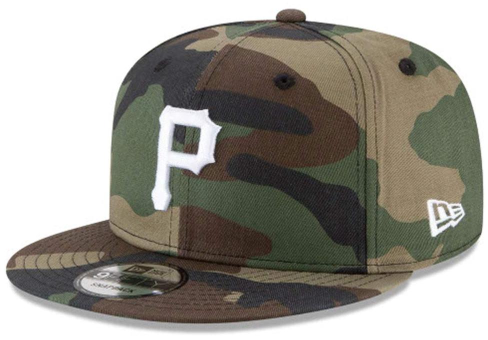 乐天商城 - New Era メンズ Pittsburgh Pirates カモフラージュ WDC 9Fifty アジャスタブル スナップバック 950 キャップ