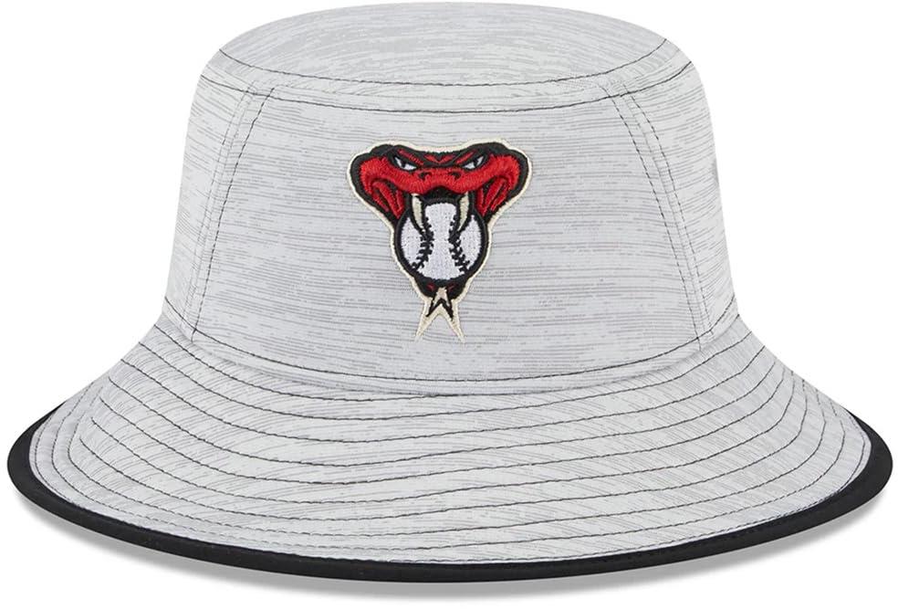 New Era Arizona Diamondbacks ゲームデイ バケットハット グレー