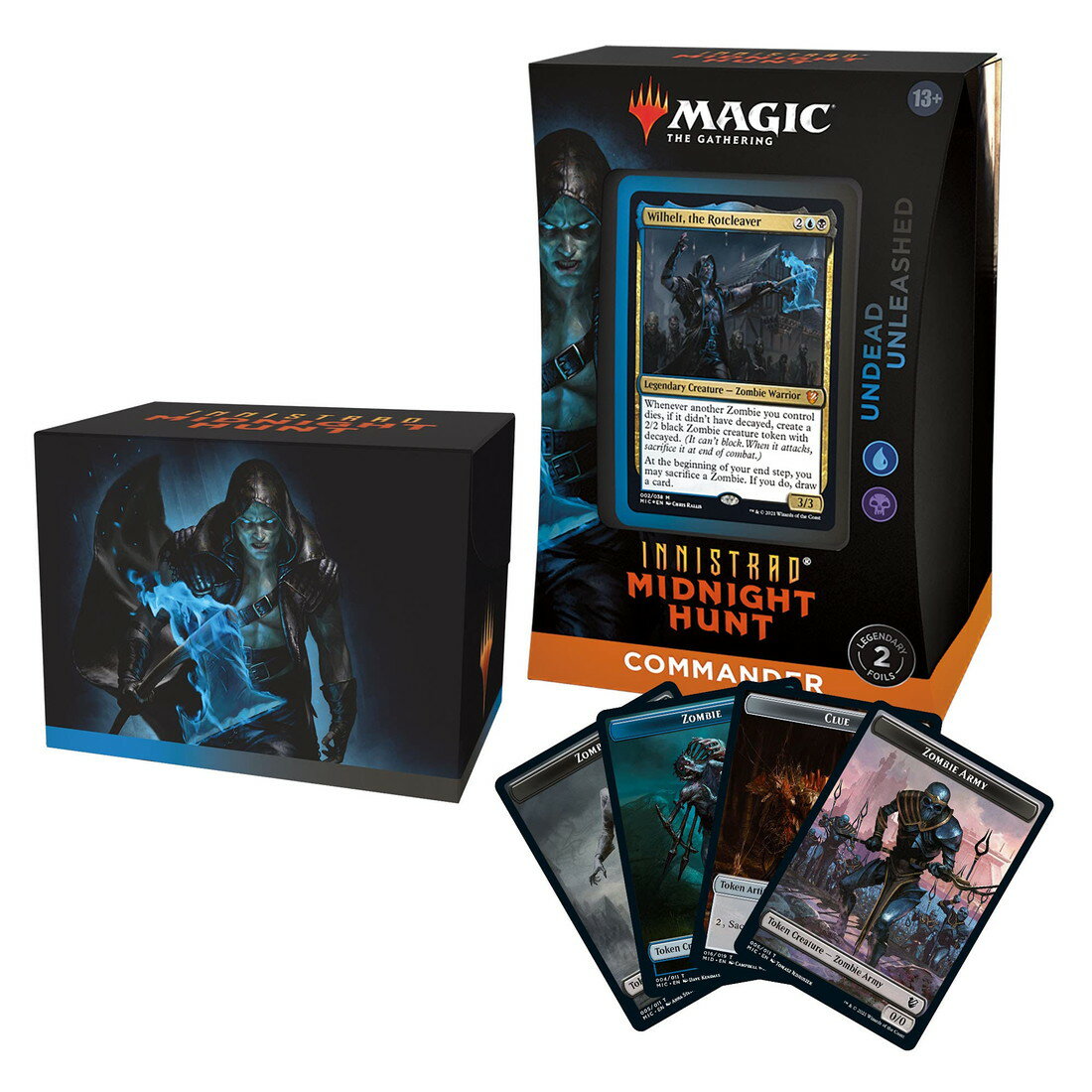 MTG英語版 イニストラード：真夜中の狩り 統率者デッキ 「アンデッドの解放」 (青黒)