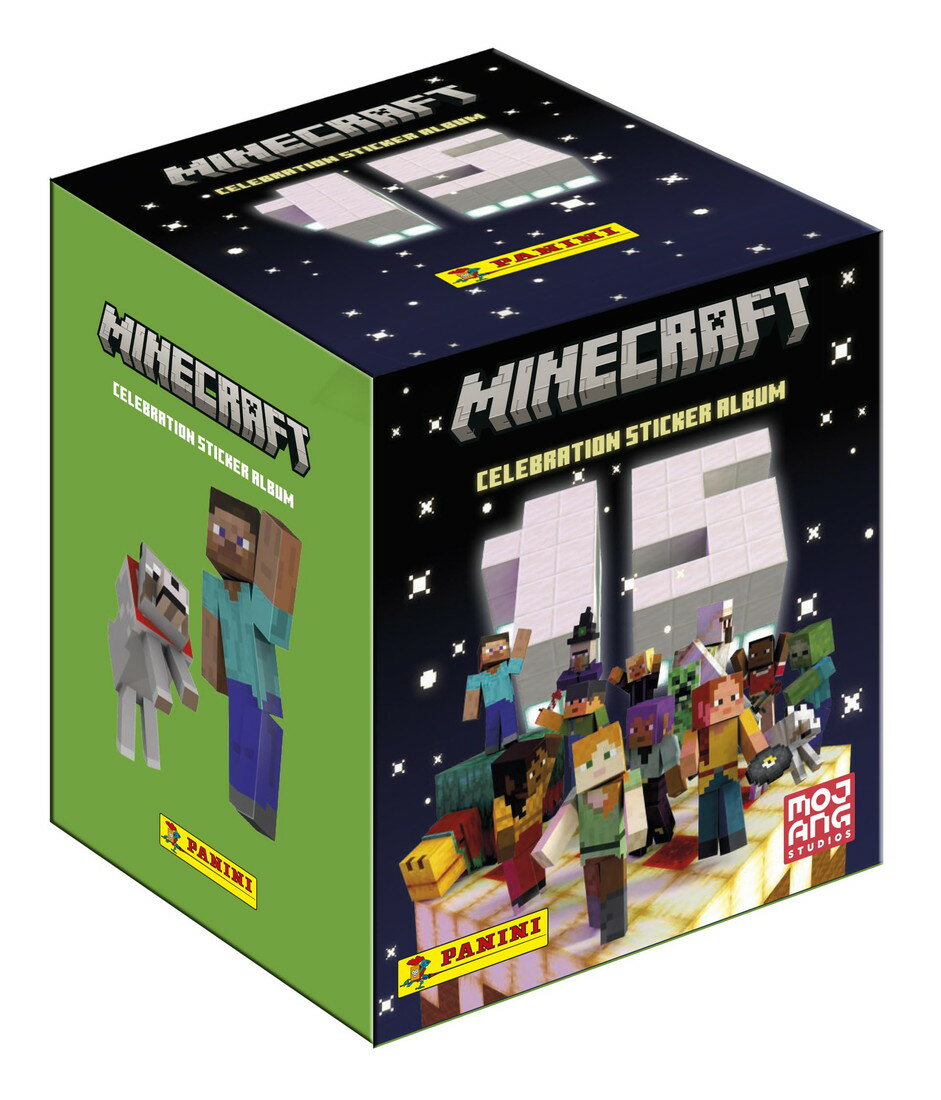 Panini Minecraft 004739BOX36F 3 ���ƥå��� 15EME Birthday 36�ݥ��å�����ܥå���