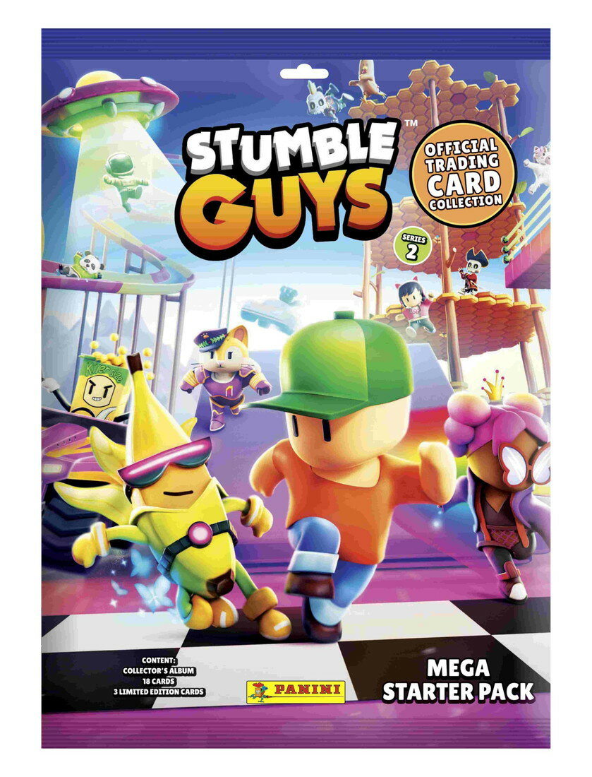 Panini Stumble Guys �ȥ졼�ǥ��󥰥�����2 �����������ѥå� (�Х������1�� + 2�ѥå� + ���ꥫ����1��)