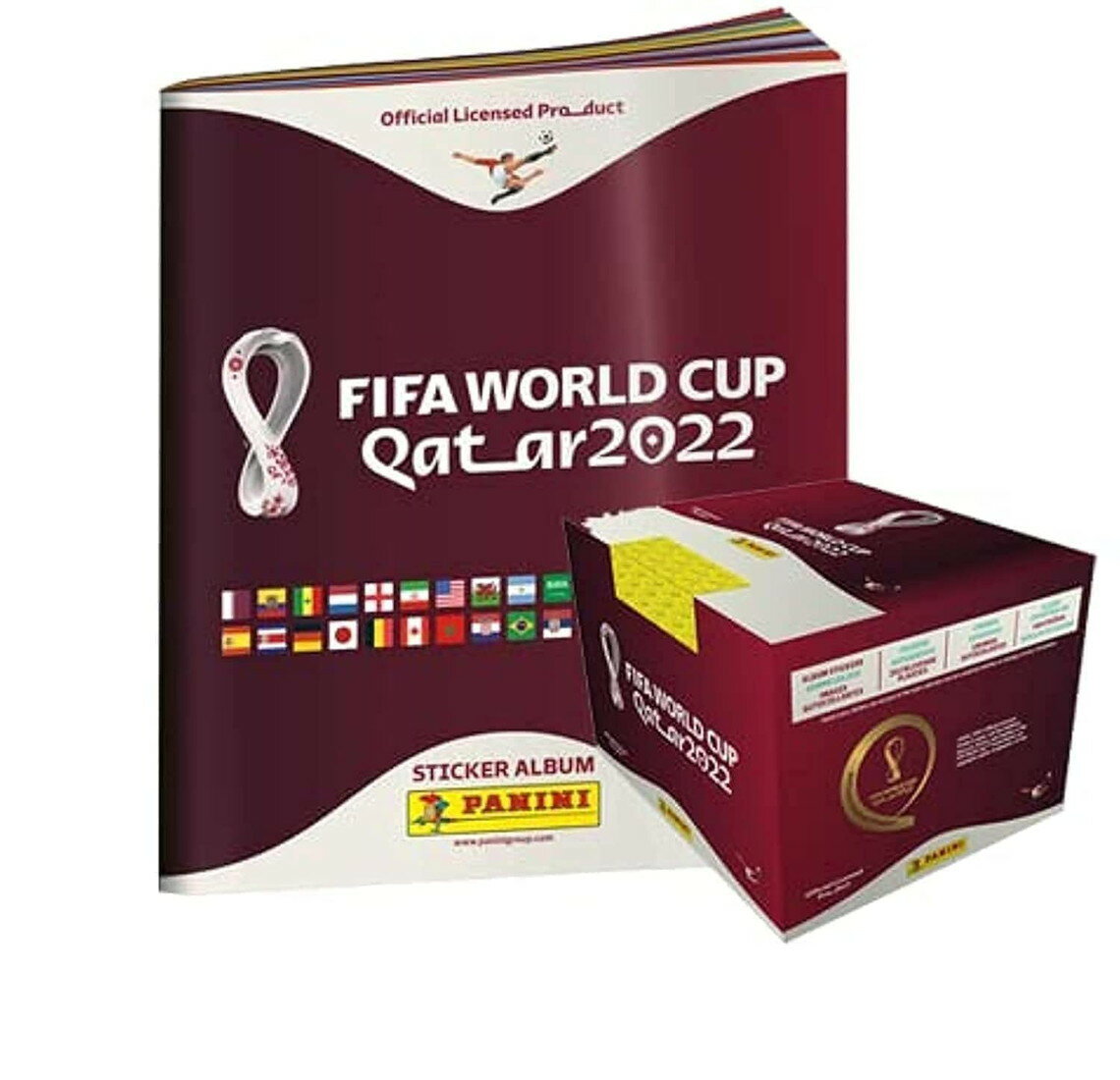 樂天商城 - Panini FIFA World Cup Qatar 2022 公式ステッカーシリーズ ソフトカバーアルバム1冊 100ディスプレイ1個