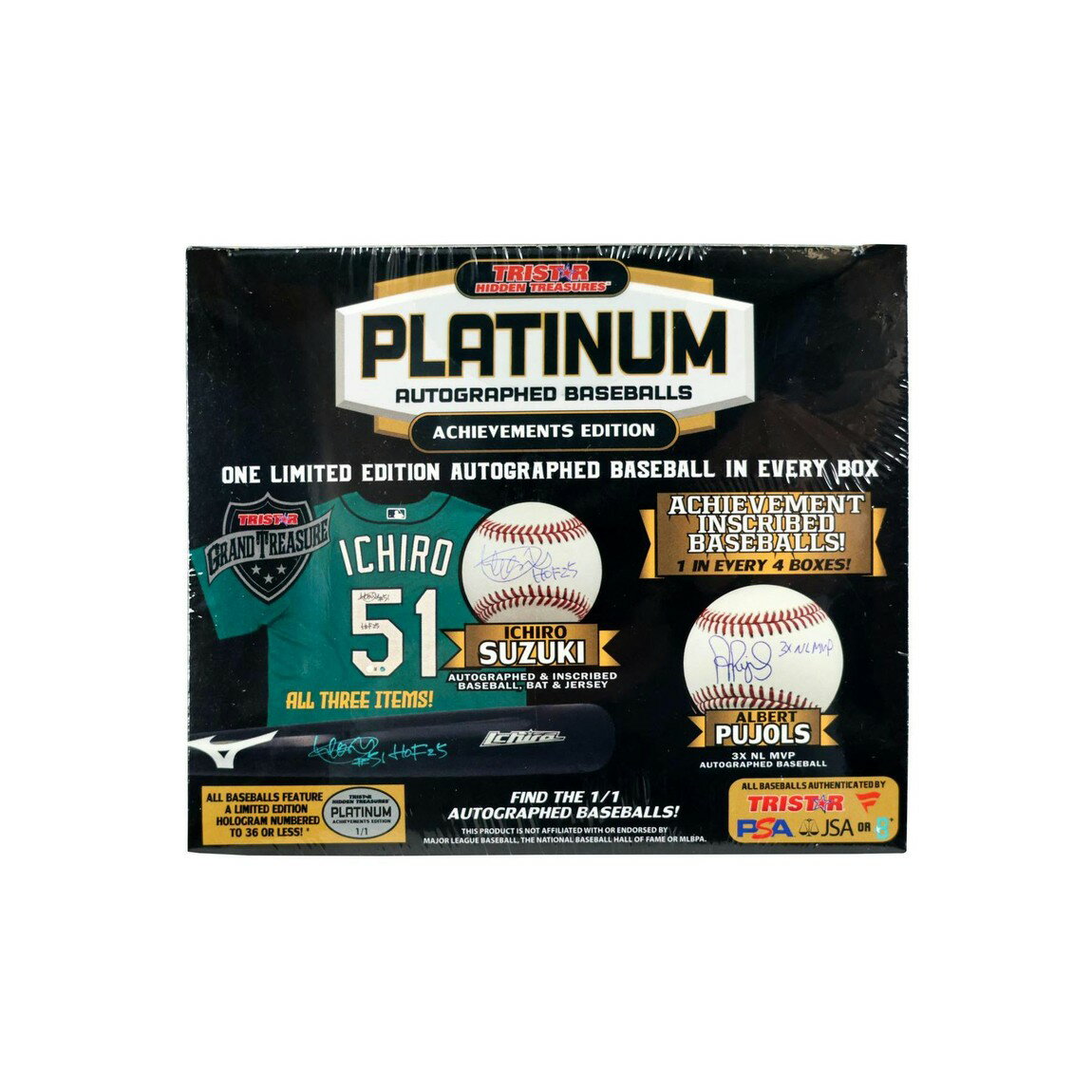 MLB 2025 TriStar Platinum Autographed Baseball Achievements ホビーボックス 未開封 イチロー 吉田正尚