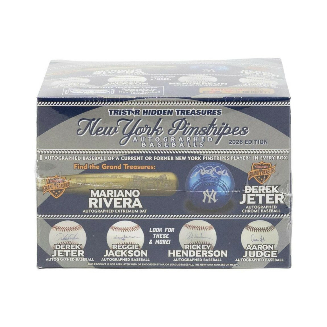 MLB 2026 TriStar Hidden Treasures New York Pinstripes Autographed Baseballs ホビーボックス 未開封 イチロー 松井秀喜