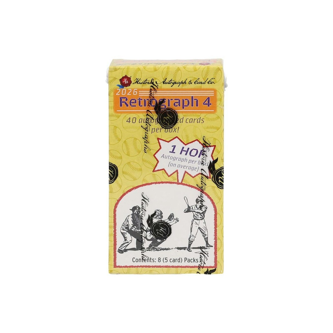 MLB 2026 Historic Autographs Retrograph 4 Baseball ホビーボックス 未開封