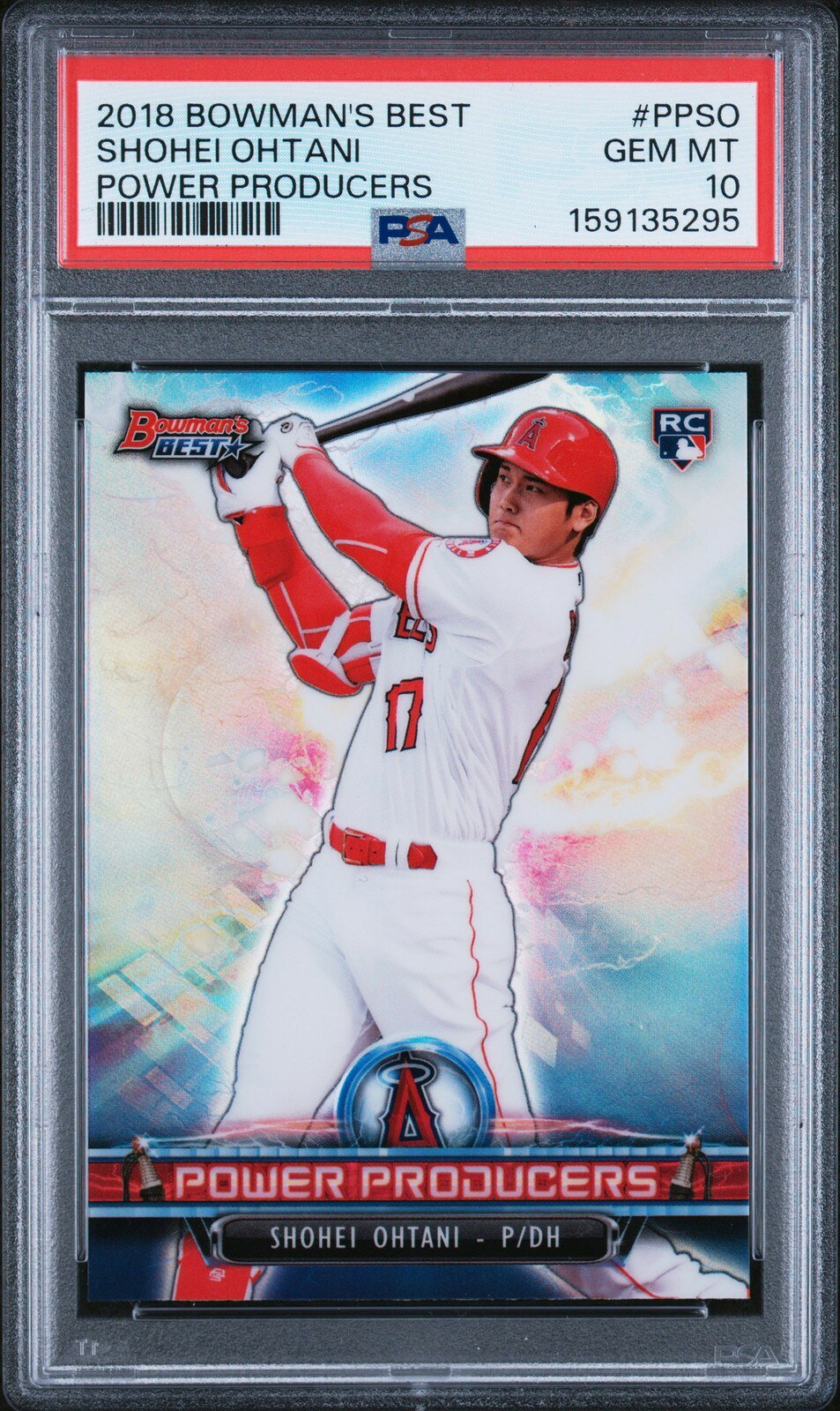 MLB 2018 BOWMAN'S BEST POWER PRODUCERS 大谷翔平 #PPSO PSA10 鑑定済