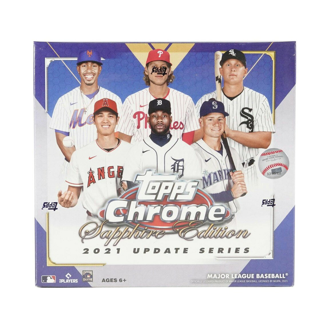 MLB 2021 Topps Chrome Update Sapphire Edition ベースボール ホビーボックス 未開封 有原航平 収録