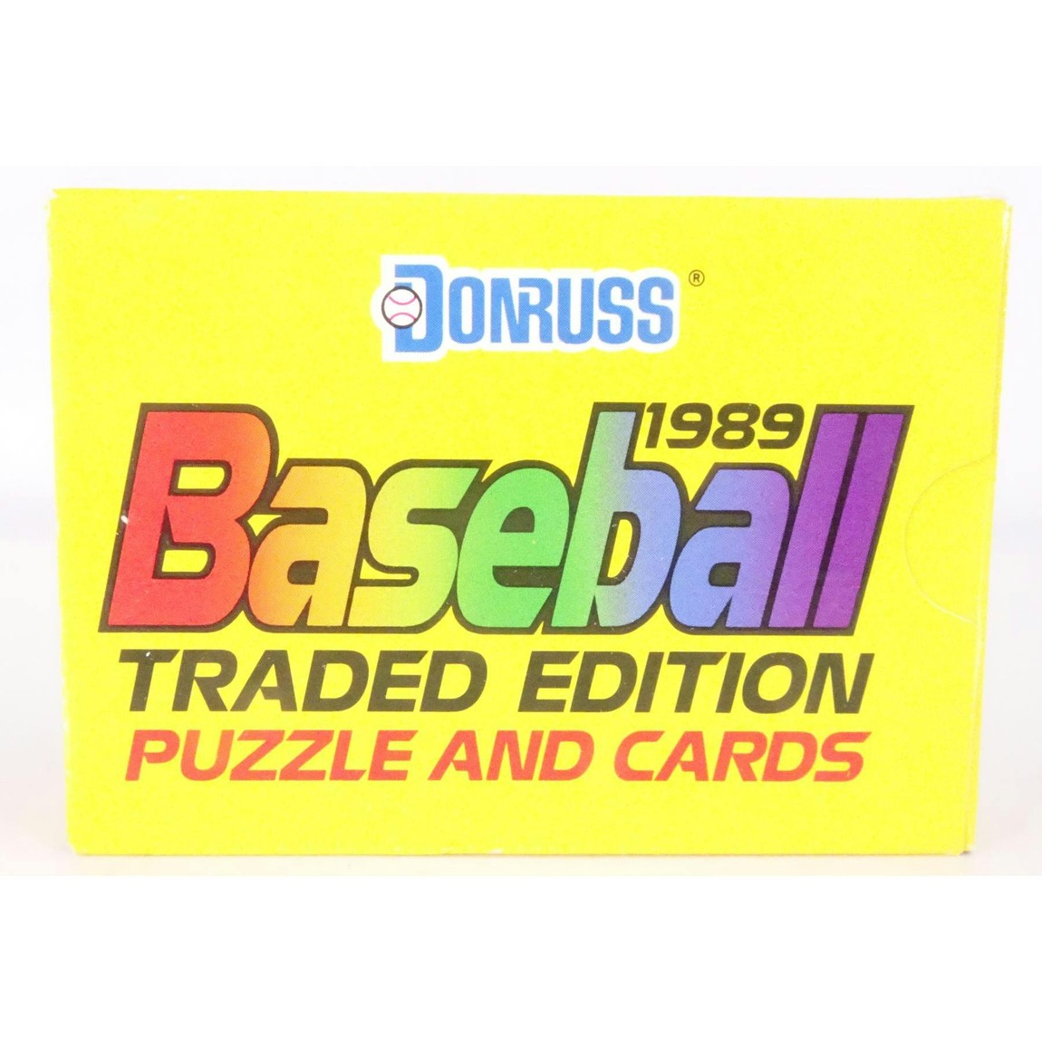 MLB 1989 Donruss Traded ベースボール ボックスセット ノーラン・ライアン ラファエル・パルメイロ エディ・マレー 未開封